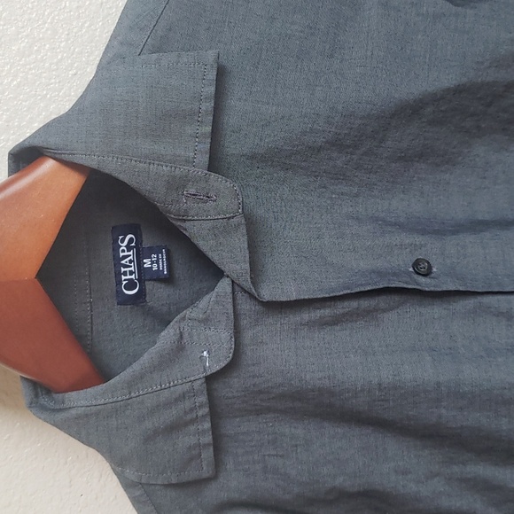 Chaps boys button up dress shirt size medium - Picture 2 of 11